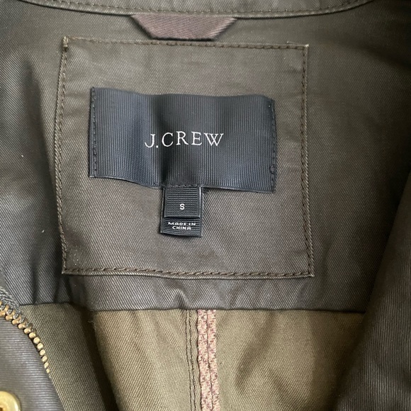 Army Green J. Crew Downtown Field Jacket Size Small - Picture 7 of 8